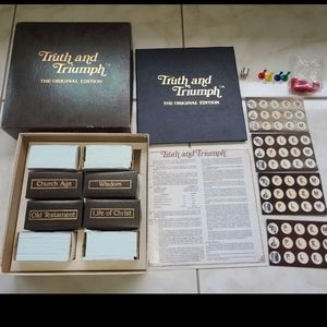 Truth And Triumph The Original Edition Board Game Vintage 1984
